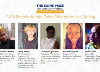 2018 Caine Prize for African Writing Shortlist Caine Prize for African Writing